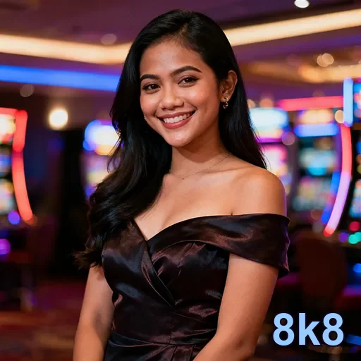 8k8 casino host smiling