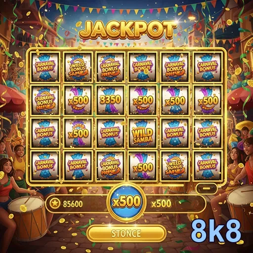 8k8 jackpot bonus grid