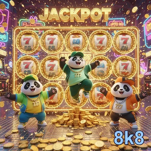 VIP players enjoying live gaming and slot games at 8k8