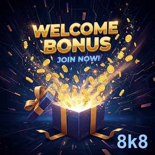 8k8 welcome bonus gift 7